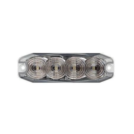 LED Autolamps Amber Emergency Lamp, 11 Flash Patterns 120034AM