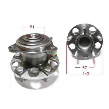 SAS AUTO PARTS HUB WH401