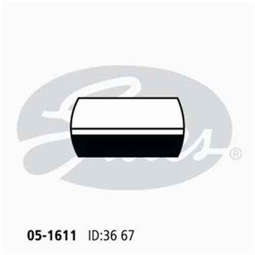 GATES RADIATOR HOSE LOWER 05-1611