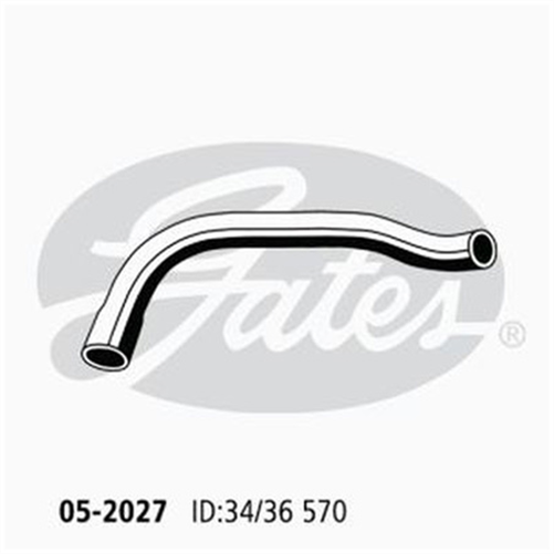 GATES RADIATOR HOSE LOWER 05-2027