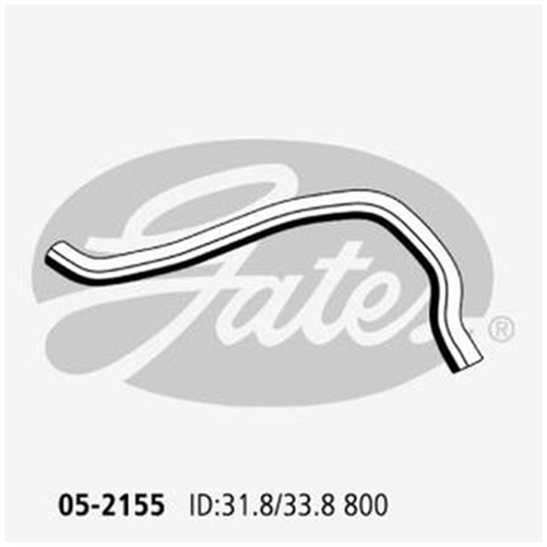 GATES RADIATOR HOSE UPPER 05-2155