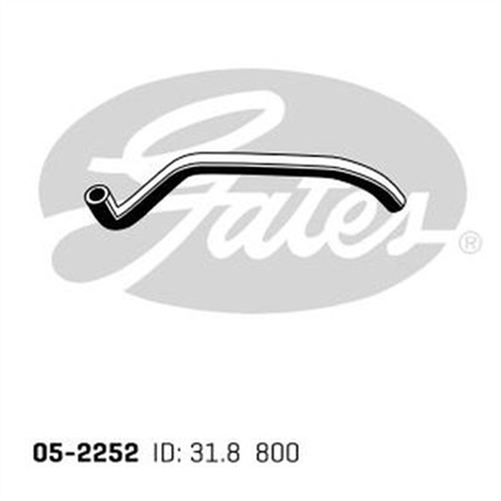 Gates TOP HOSE FORD TRANSIT 2.4L 00-02