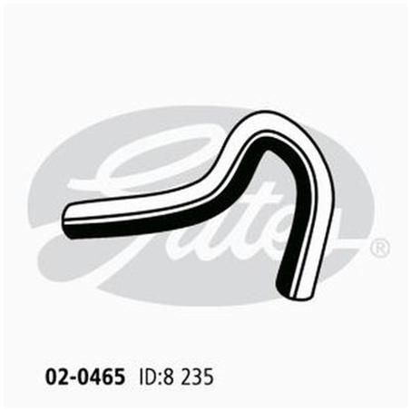 Gates Moulded Heater Hose 02-0465