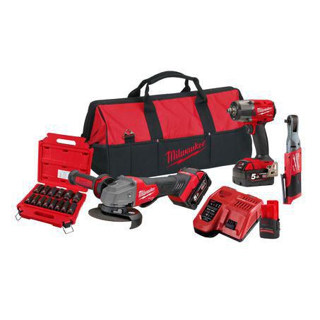Milwaukee M18 FUEL 3 Piece Power Pack 3AC M18FPP3AC523B