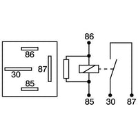 OEX Mini Relay 12V Normally Open 70A - Resistor Protected