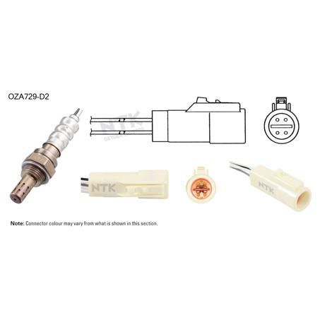 NTK Oxygen Sensor OZA729-D2