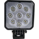 OEX 9LED Work Light, Thermo Plastic Square LLX08305