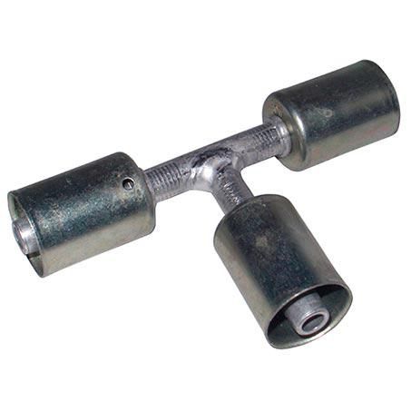 Atco Aluminium Fitting # 8 Tee Beadlock - Beadlock - Beadlock #8 x 8 x 8 Straight BLX6202
