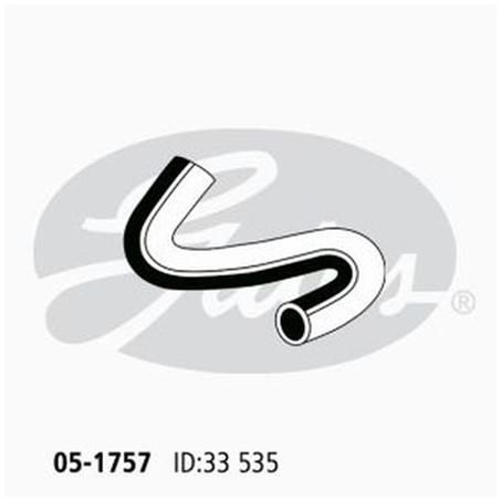 Gates Radiator Hose Upper 05-1757