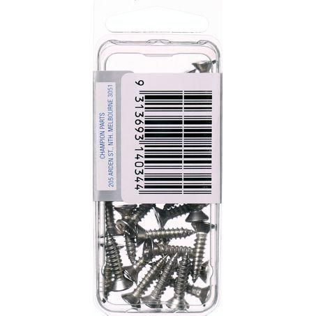 CHAMPION AUTO PARTS Champion Self Tapping Screw Pack 8G x 3/4in. CSP05