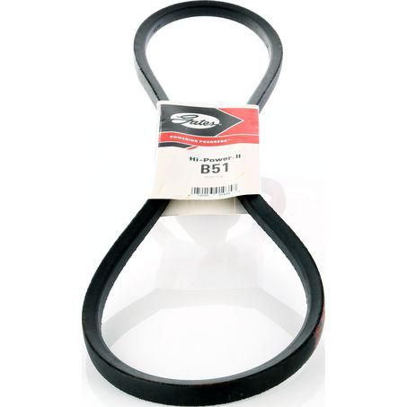 Gates Fan Belt - V-Belt (B-Section) B51