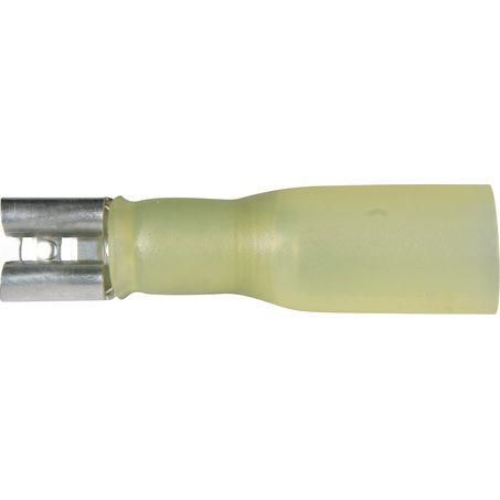 OEX Crimp Terminal Female Blade Yellow Terminal Entry 6.3 x 0.8mm Heat Sh