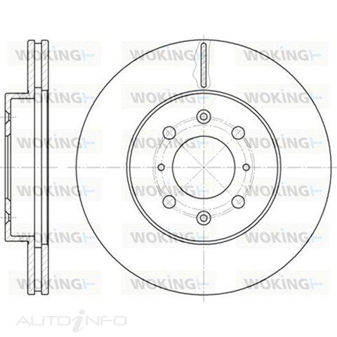 BRAKE ROTOR 262MM X 19 MIN D6224.10