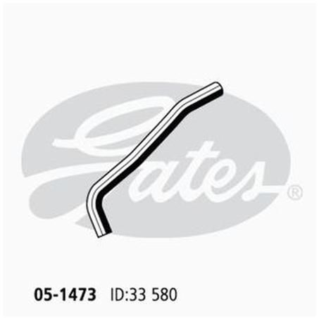 Gates Radiator Hose Upper 05-1473