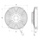 COMEX Universal Thermo Fan Slim Profile Puller 10IN 24V 890 CFM EFX4513