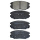 RDA GP MAX LOW METALLIC BRAKE PAD SET HYUNDAI KIA RDB2045