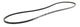 GATES V DRIVE BELT 13MM TOP WIDTH X 1600MM 13A1600