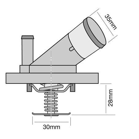 Tridon Thermostat Includes Housing - 77 Degrees C TT391-170P