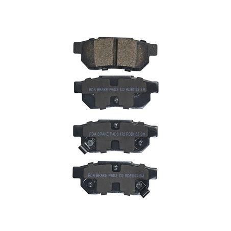 RDA GP MAX LOW METALLIC BRAKE PAD SET HONDA ISUZU ROVER RDB1163