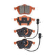 RDA BRAKES RDA GP Max General Purpose Low Metallic Brake Pad Set RDB1404