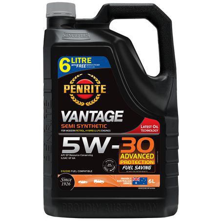 Penrite Vantage Semi Synthetic 5W-30 Engine Oil 6L