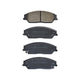 RDA GP MAX LOW METALLIC BRAKE PAD SET TOYOTA AURION CAMRY RDB2046