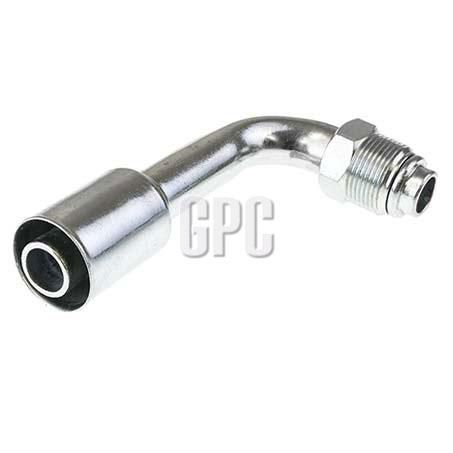 OEX Steel Fitting # 10 MOR - Reduced Beadlock Step Up #12 90° RSX1427