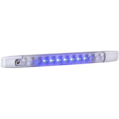 Narva MARINE 12V DUAL COLOUR LED STRIP LAMP WITH TOUCH SWITCH (WHITE/BLUE)