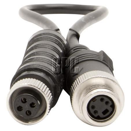 ECCO Camera Adaptor 4 Pin Male Threaded - 4 Pin Female VHS ECADPT-1