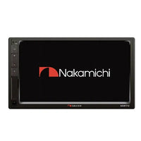 Nakamichi NAM1712 Double DIN Android Auto & Apple CarPlay Head Unit | MirrorLink & 7" Touchscreen Multimedia Receiver