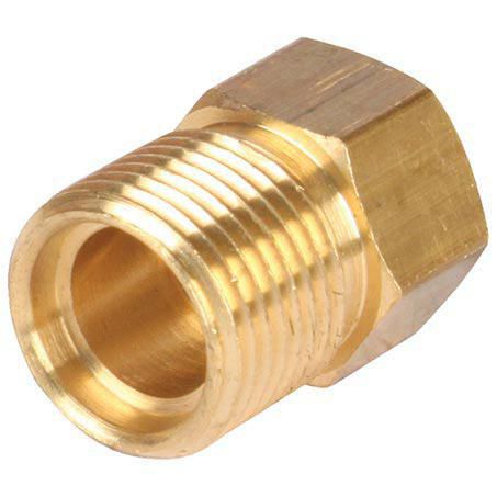 OEX Brass Fitting # 8 MIOR - Weld On Straight AFX9318