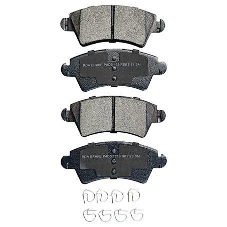 RDA BRAKES RDA GP Max General Purpose Low Metallic Brake Pad Set RDB2123