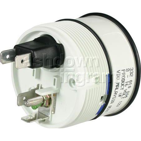 VDO Voltmeter 9 to 16V 52mm Round Analogue 332010004