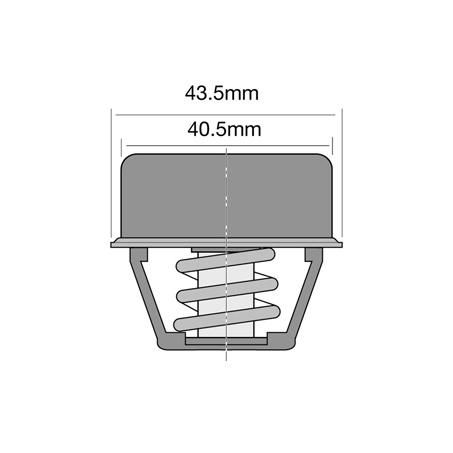 Tridon Thermostat 43.5mm - 82 Degrees C TT237-180P