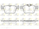 D/PAD RR JAG LAN ROV VOLV122.5*56.2*16.2 & 122.5*59.7 RDB1516-40-RH