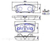 OE+ CERAMIC BRAKE PADS R JEEP/MITSUBISHI - DB1686CP
