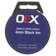 OEX 4mm Single Core Automotive Cable Black 4M Roll