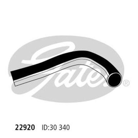 Gates Radiator Hose Upper 22920