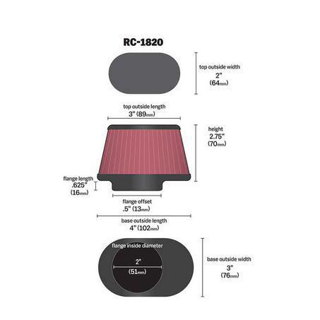 K&N Performance Air Filter RC-1820
