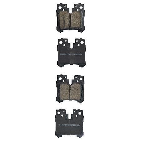 RDA BRAKES RDA GP Max General Purpose Low Metallic Brake Pad Set RDB2278