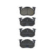 RDA GP MAX LOW METALLIC BRAKE PAD SET CITROEN PEUGEOT RENAULT RDB1301