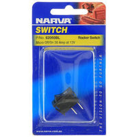 Narva Micro Rocker Switch Off/On SPST (Contacts Rated 20A @ 12V)
