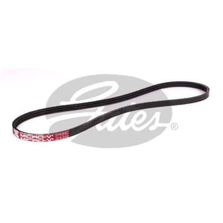 Gates Micro-V Multi Ribbed Drive Belt 3 Rib x 840mm 3PK840