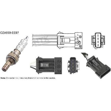 NTK Oxygen Sensor OZA659-EE97