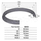 Kelpro Rear Outer Axle Shaft Oil Seal 98504
