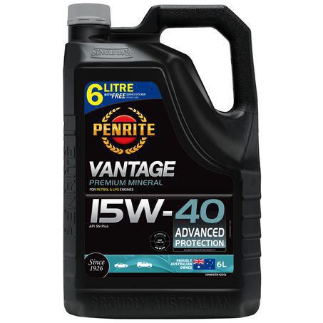 Penrite Vantage Premium Mineral 15W-40 Engine Oil 6L