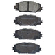 RDA GP MAX LOW METALLIC BRAKE PAD SET LEXUS TOYOTA RDB1933