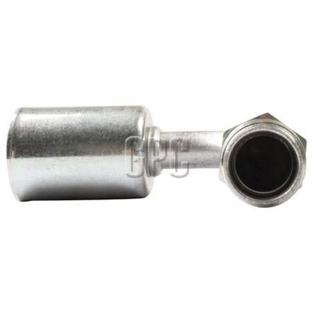 Atco Aluminium Fitting # 10 MIOR - Beadlock #10 90° BLX1823
