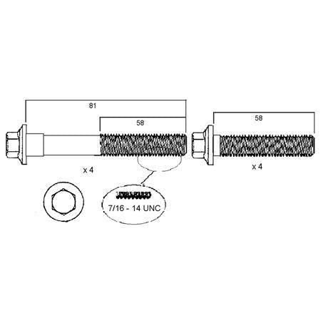 PERMASEAL Cylinder Head Bolt Set