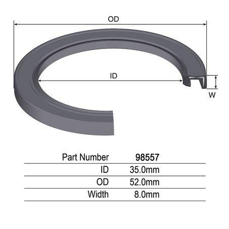 Kelpro Transmission Rear Extention Output Oil Seal 98557